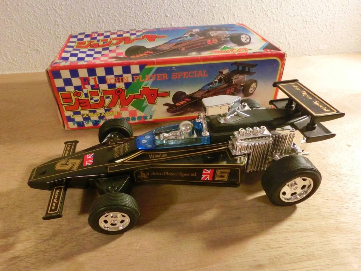 F1 ジョンプレーヤー プルバック マシーン ブリキ プラスチック